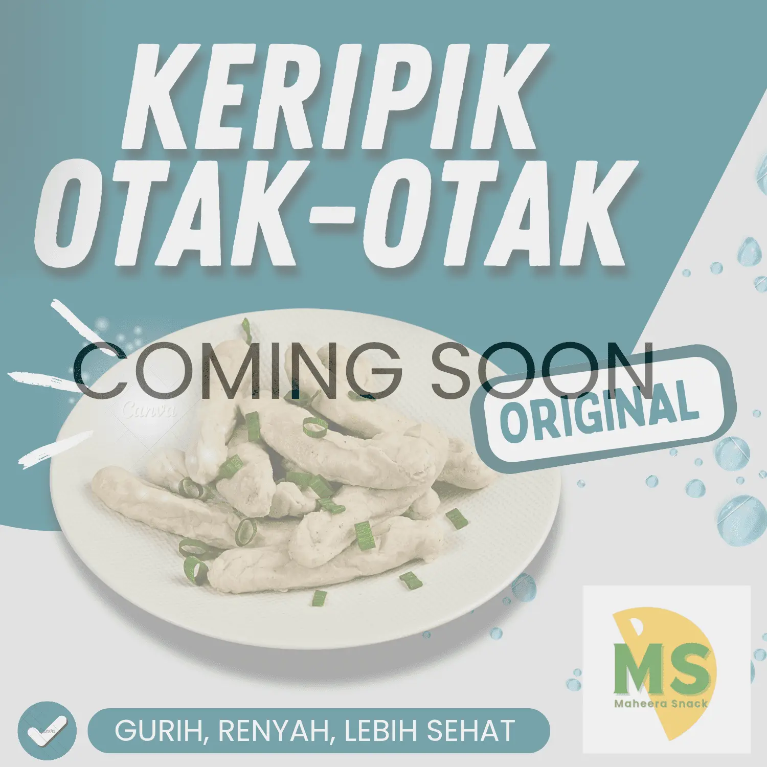 Keripik Kulit Pangsit Balado Maheera Snack